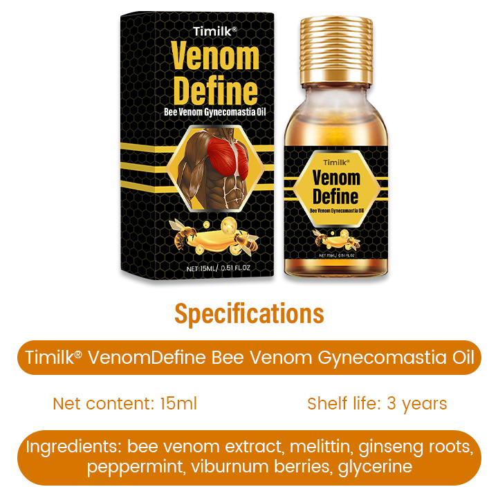 TimilkĀ® VenomDefine Bee Venom Gynecomastia Oil