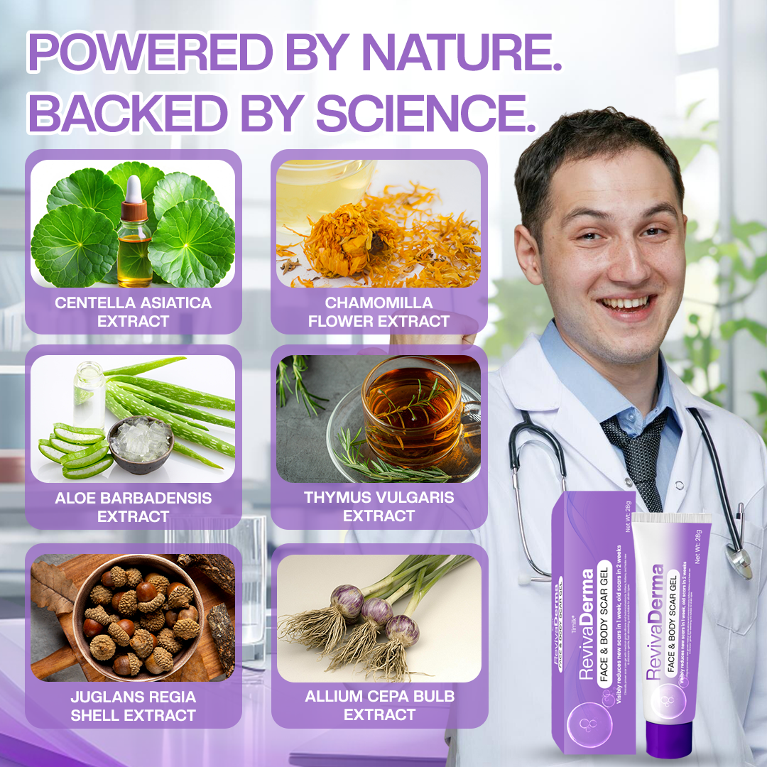 Timilk® RevivaDerma Face & Body Scar Gel