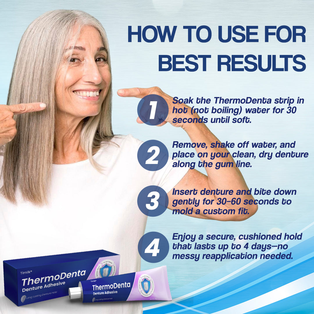 Timilk® ThermoDenta Denture Adhesive