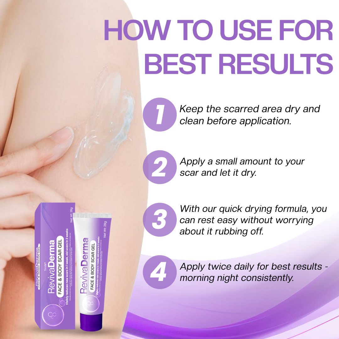 Timilk® RevivaDerma Face & Body Scar Gel