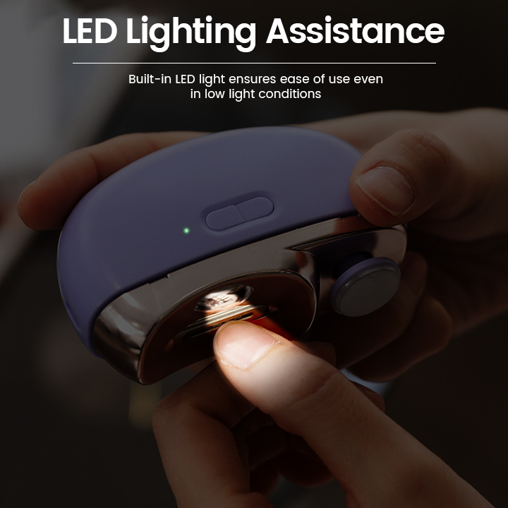 Bikenda® NailPro Electric Smart Nail Trimmer & Polisher ✨💅🔋 - Precision Trimming, Pain-Free Care, Perfect for the Whole Family 👨👩👧👦