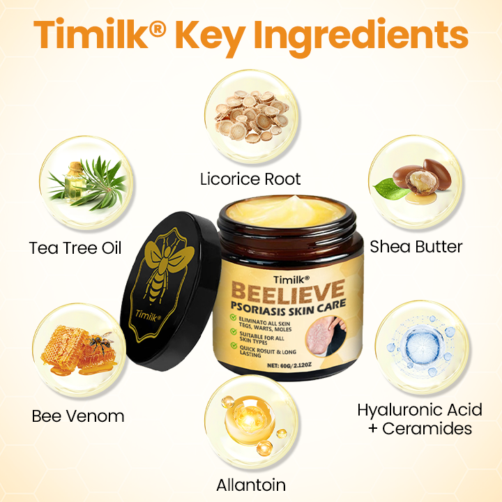 TimilkĀ®BeeLieve Psoriasis Skin Care š„