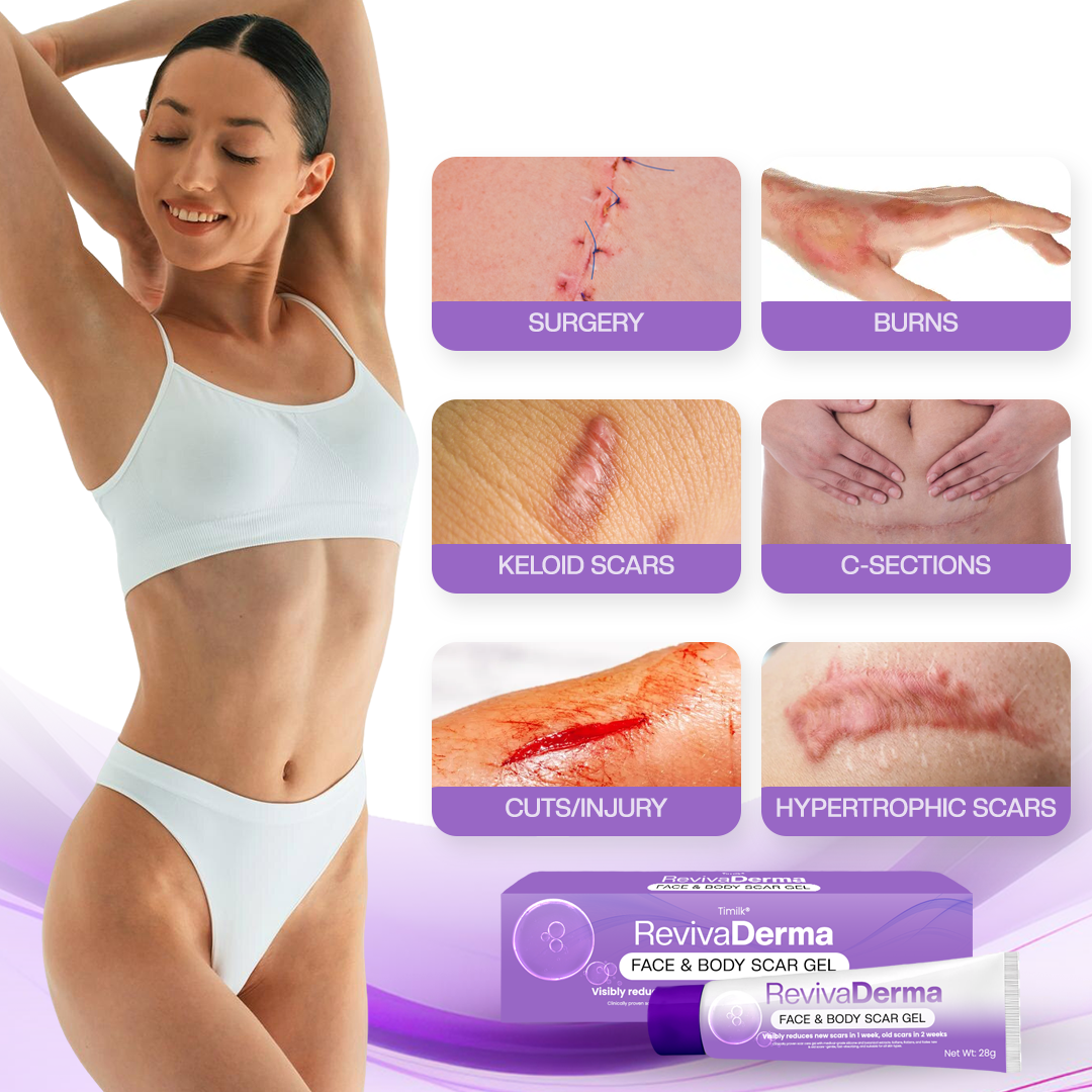 Timilk® RevivaDerma Face & Body Scar Gel