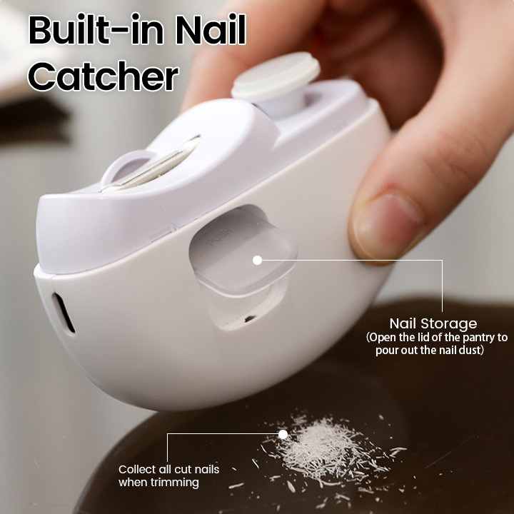 Bikenda® NailPro Electric Smart Nail Trimmer & Polisher ✨💅🔋 - Precision Trimming, Pain-Free Care, Perfect for the Whole Family 👨👩👧👦