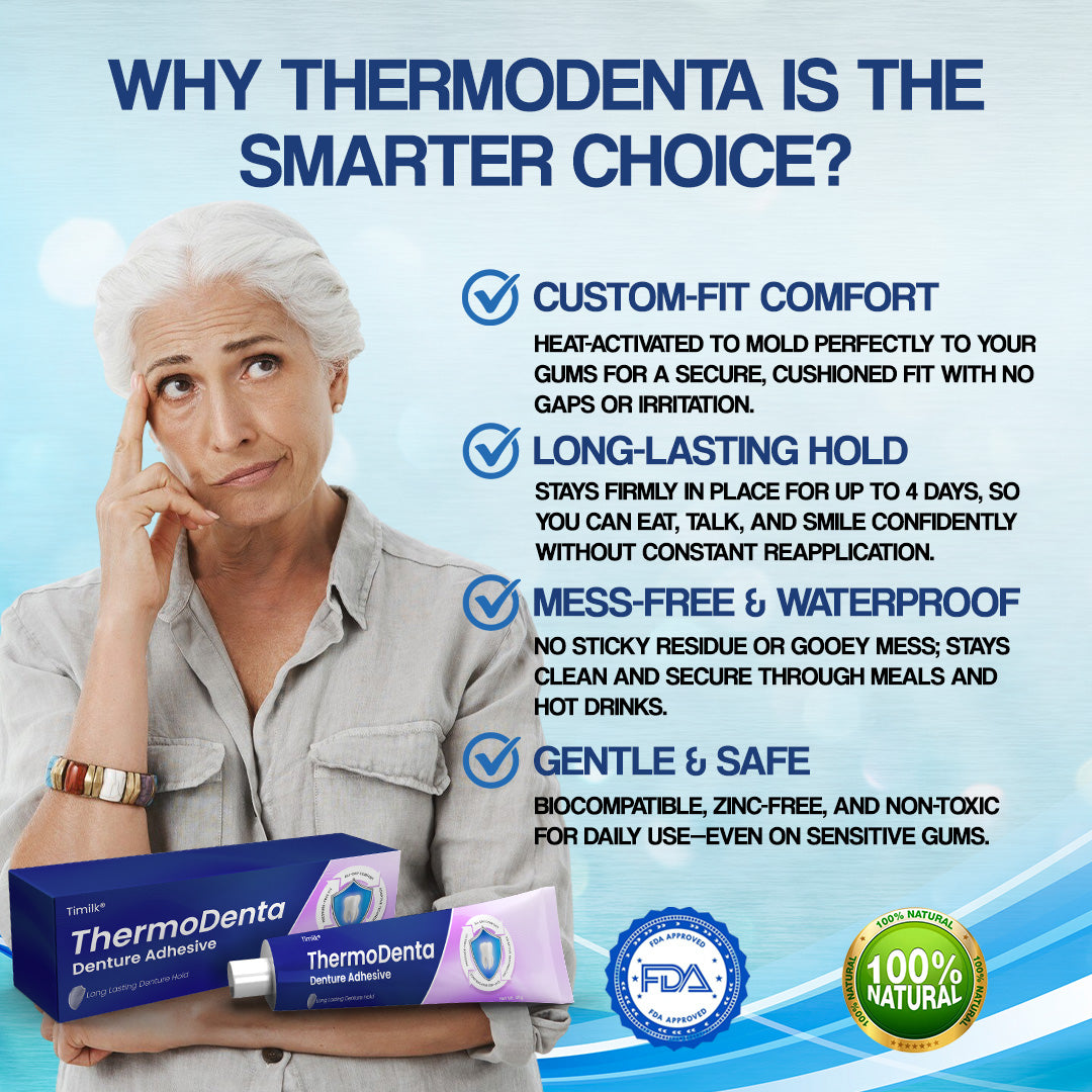 Timilk® ThermoDenta Denture Adhesive