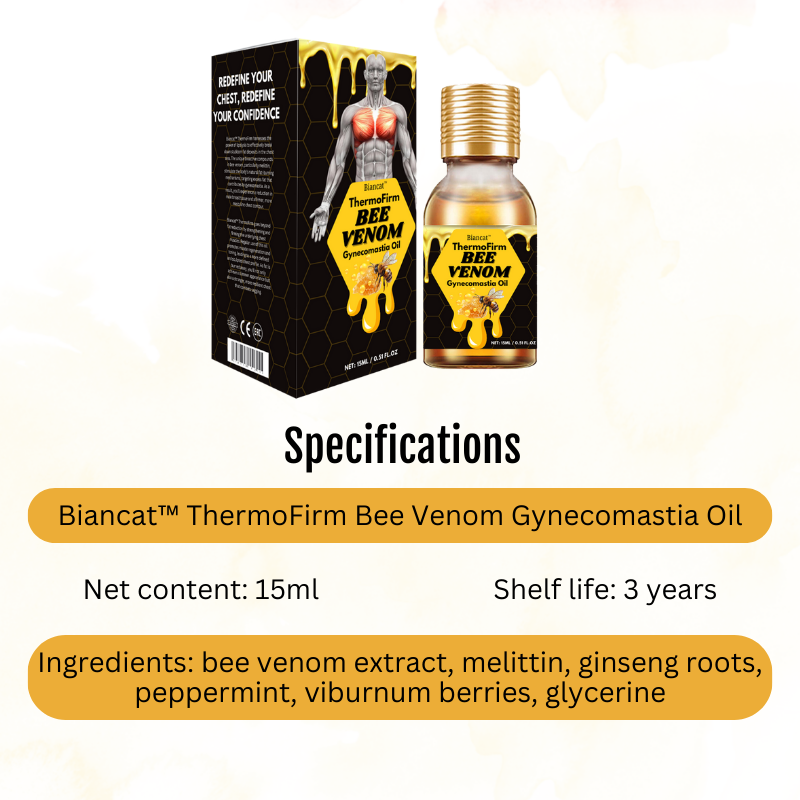 Biancat® ThermoFirm Bee Venom Gynecomastia Oil