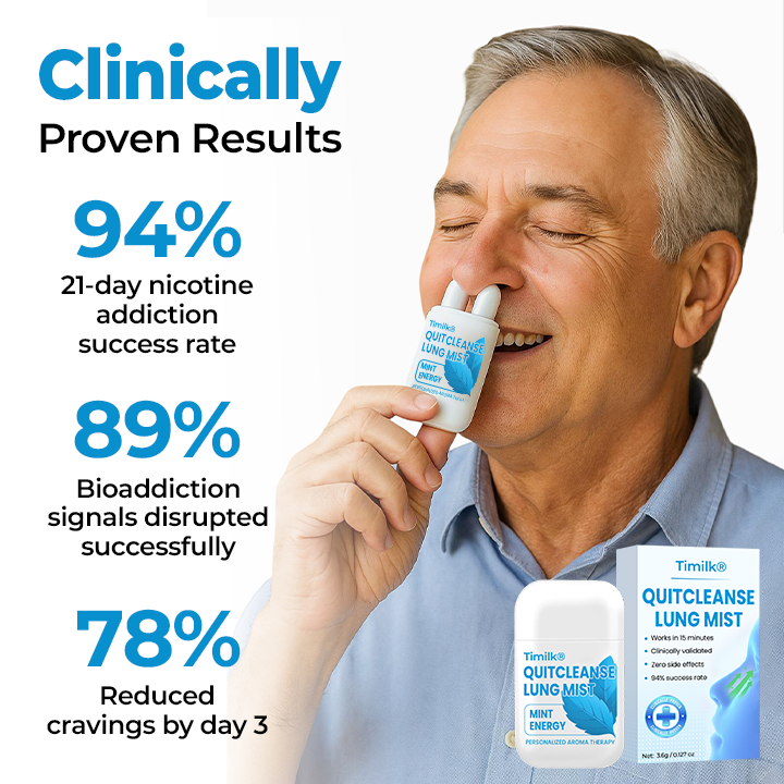 Timilk® QuitCleanse Lung Mist — Break Free From Cigarettes in 21 Days
