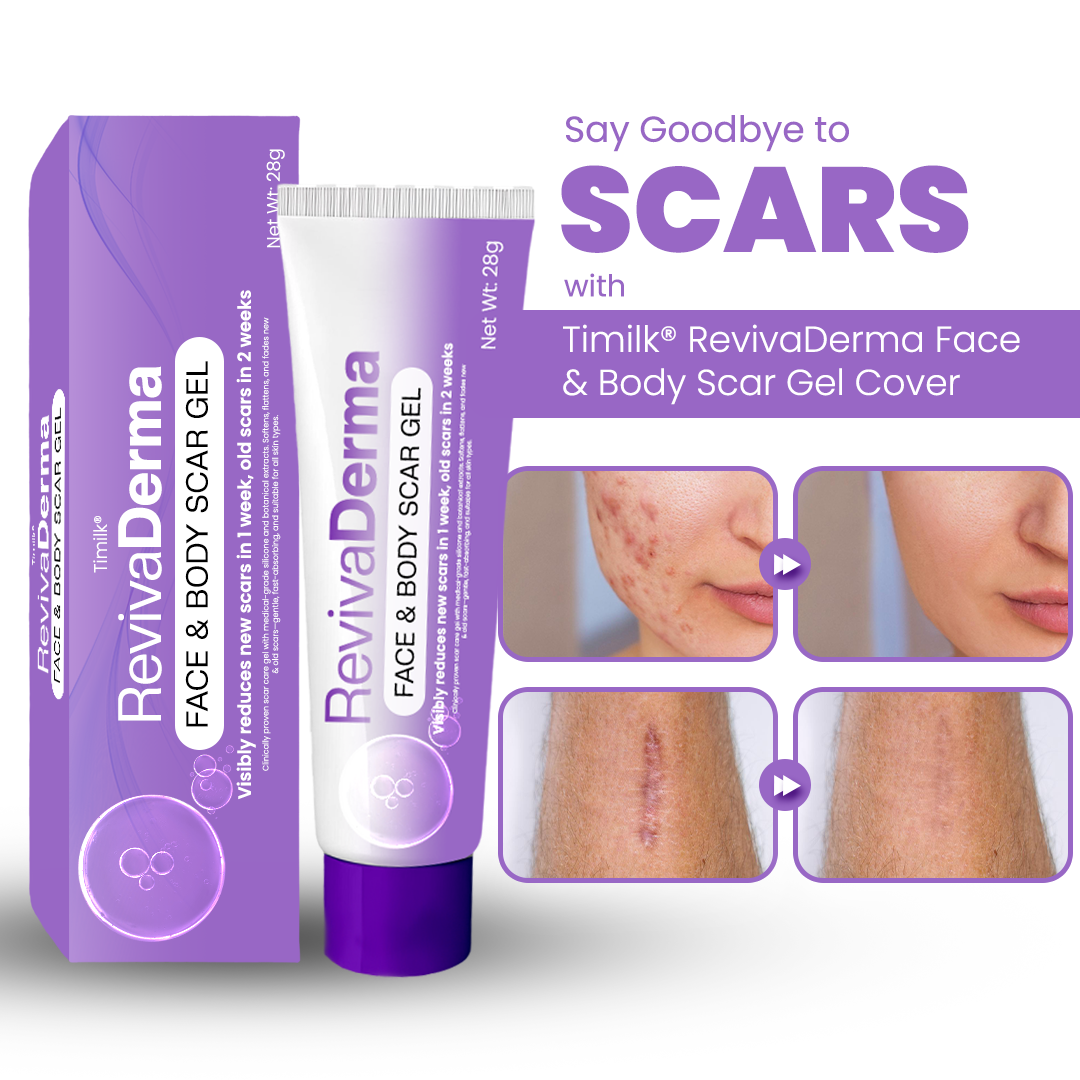 Timilk® RevivaDerma Face & Body Scar Gel
