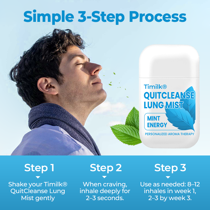Timilk® QuitCleanse Lung Mist — Break Free From Cigarettes in 21 Days
