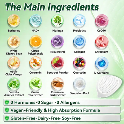 🇺🇸 Official US Store | 🧑‍⚕️🩺 Timilk® Moringa · Berberine × NAD+ 10-in-1 Advanced Nano Microneedle Patch - Once Daily, Visible Results in 7 Days