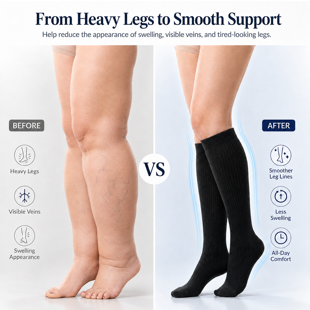 Mresio® VenoMag Nano-Magnetic Professional Leg Circulation Socks
