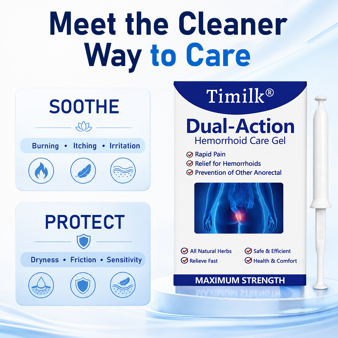 Timilk® Dual-Action Hemorrhoid Care Gel
