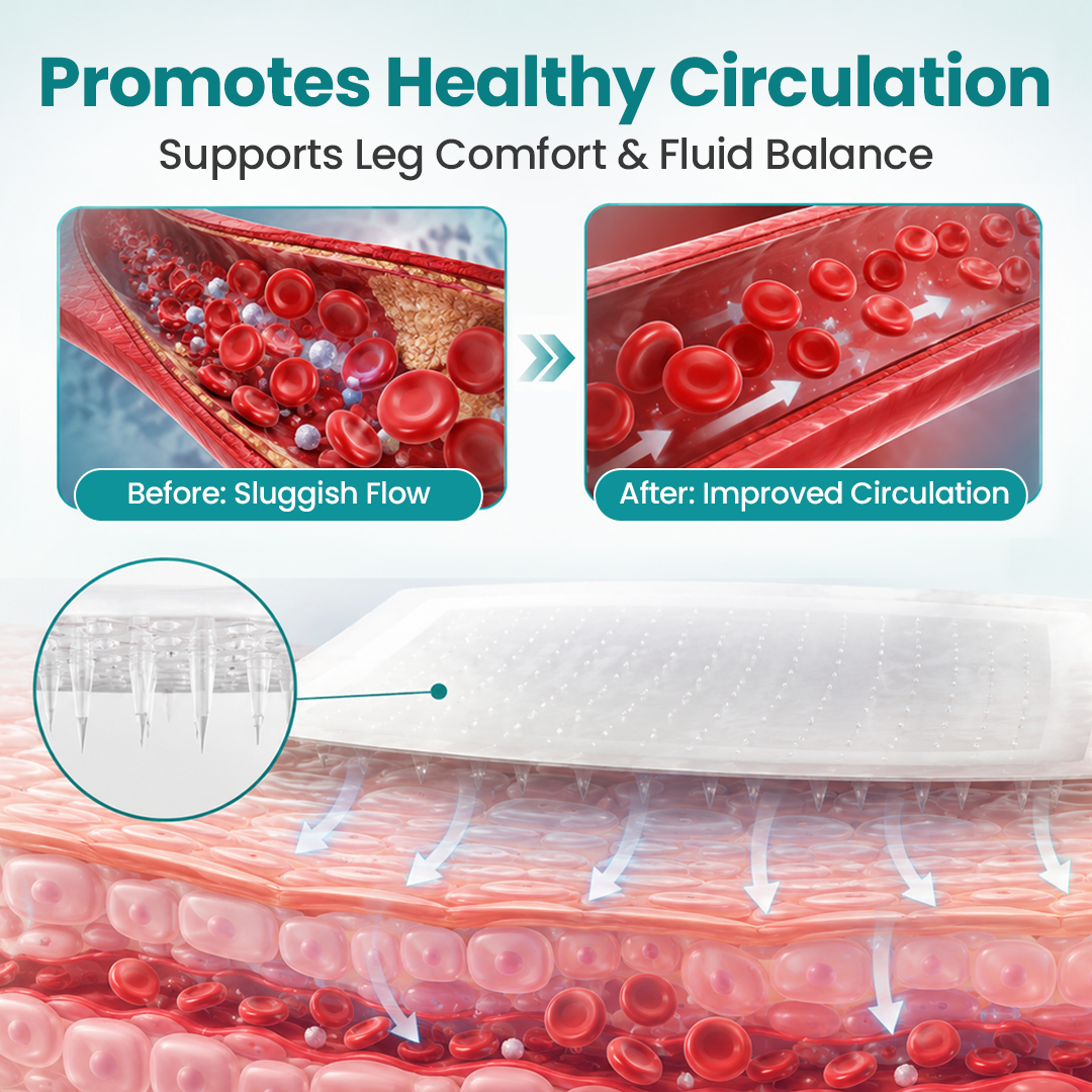 Timilk® FluidFlow Leg Circulation Support Patch