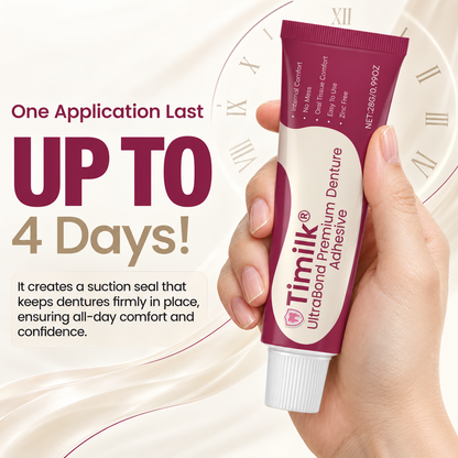 Timilk® UltraBond Premium Denture Adhesive