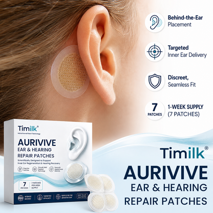 Timilk® AuriVive Ear & Hearing Repair Patches