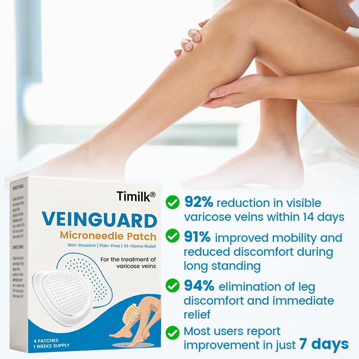 Timilk® VeinGuard Microneedle Patch 🔥 ( Advanced Circulation Support for Varicose & Spider Veins )