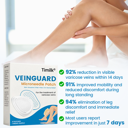 Timilk® VeinGuard Microneedle Patch 🔥 ( Advanced Circulation Support for Varicose & Spider Veins )