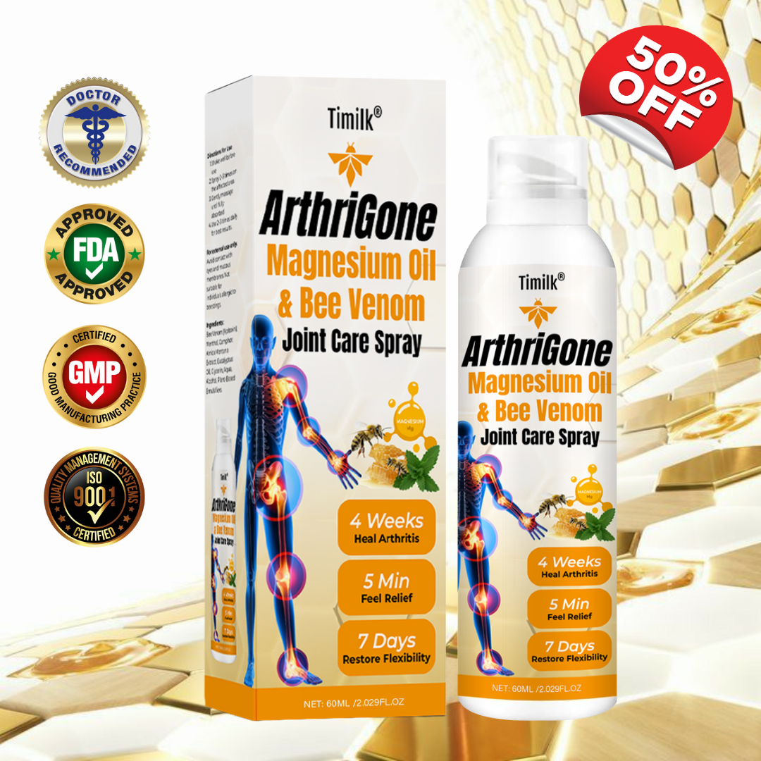 Timilk® ArthriGone Magnesium Oil & Bee Venom Joint Care Spray