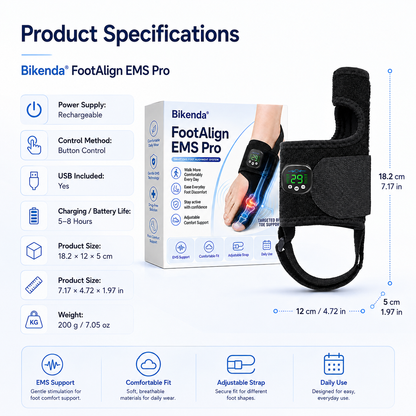 Bikenda® FootAlign EMS Pro —— Advanced EMS Foot Support System