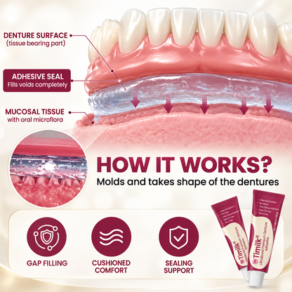 Timilk® UltraBond Premium Denture Adhesive