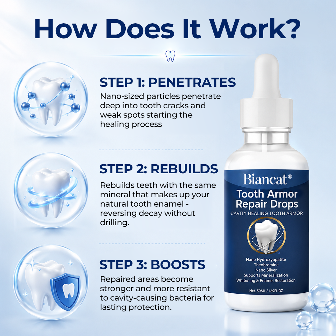 Biancat®Tooth Armor Repair Drops🦷 Advanced Dental Repair Support Formula