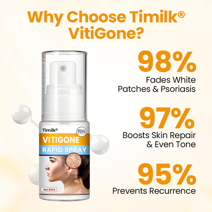 Timilk® VitiGone Rapid Spray — 2–3 Week Repigmentation with OTDS 😃