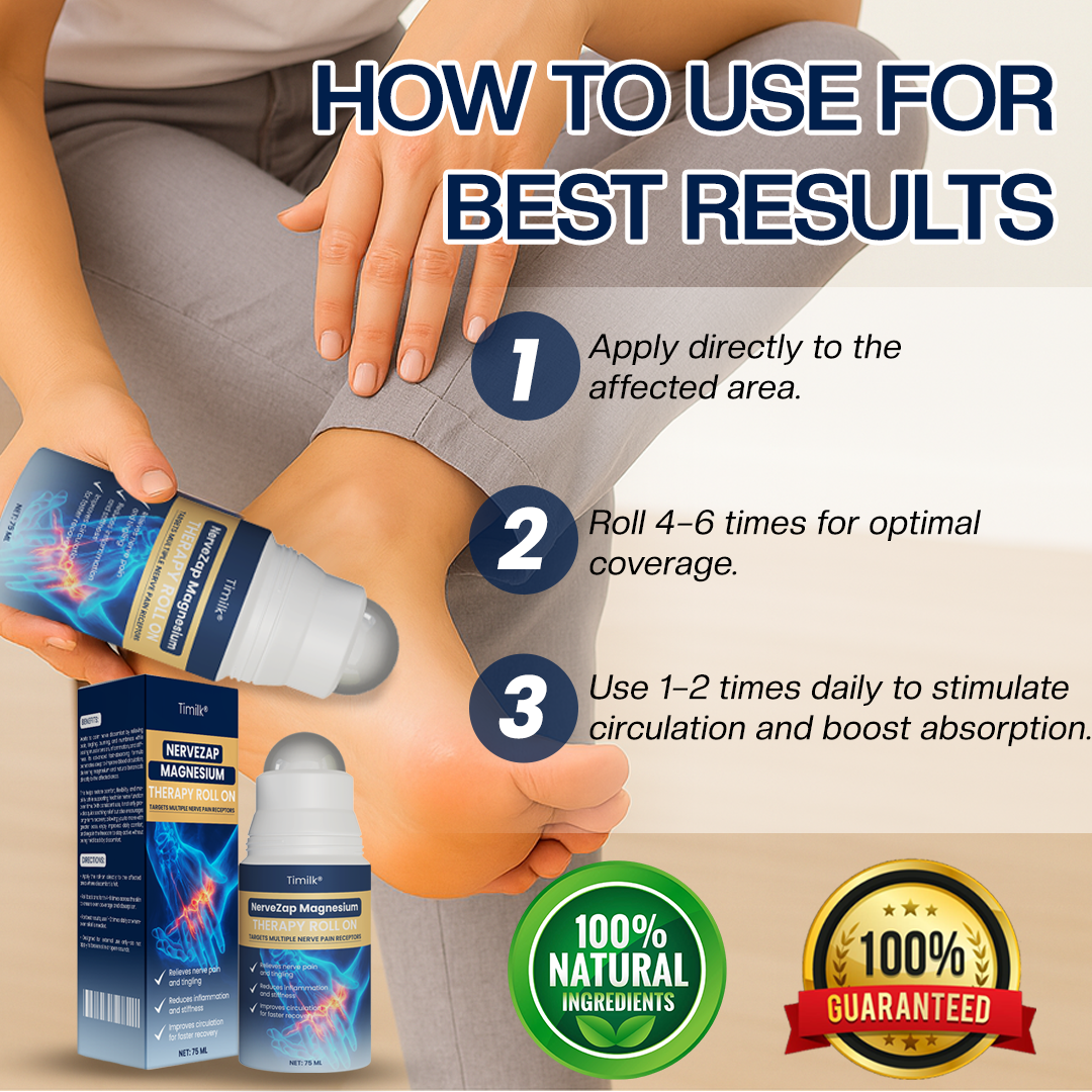 Timilk® NerveZap Magnesium Therapy Roll On