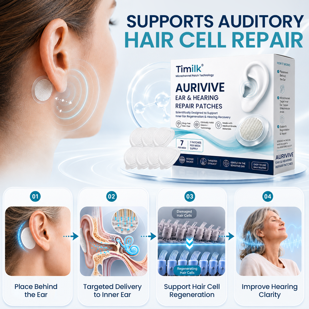 Timilk® AuriVive Ear & Hearing Repair Patches