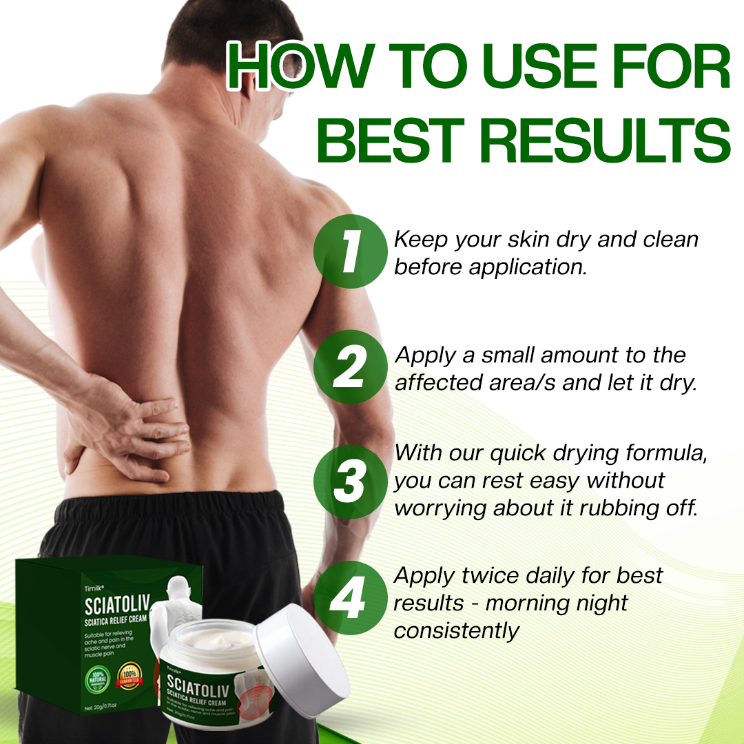 Timilk® Sciatoliv Sciatica Relief Cream