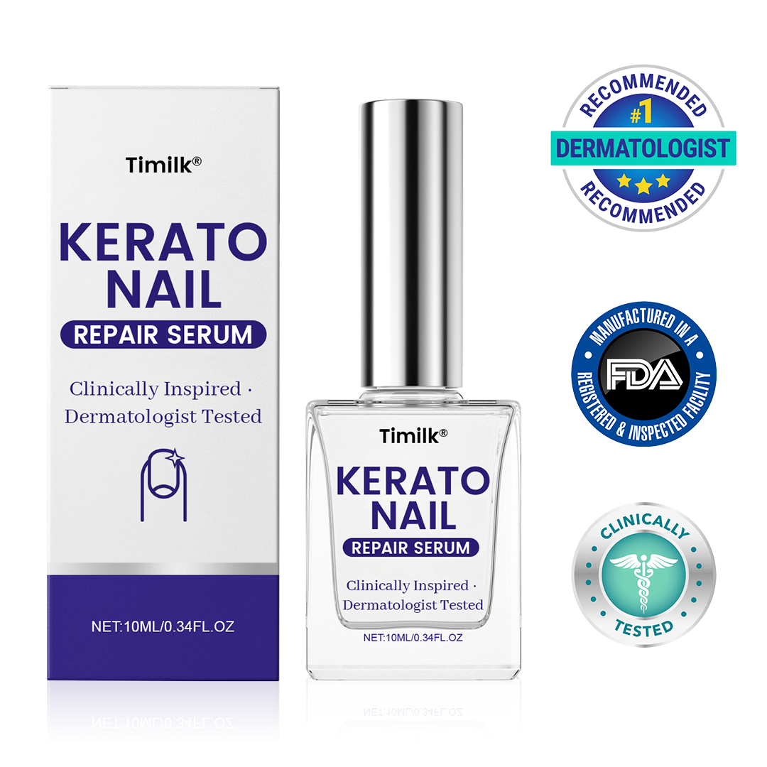 Timilk® KeratoNail Repair Serum ( Rebuild Stronger, Healthier Nails from the Root - Clinically inspired serum that restores brittle, peeling, and splitting nails with cutting-edge keratin-repair technology )