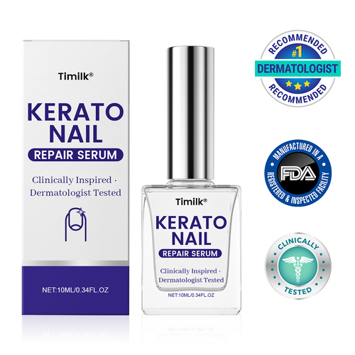 Timilk® KeratoNail Repair Serum ( Rebuild Stronger, Healthier Nails from the Root - Clinically inspired serum that restores brittle, peeling, and splitting nails with cutting-edge keratin-repair technology )