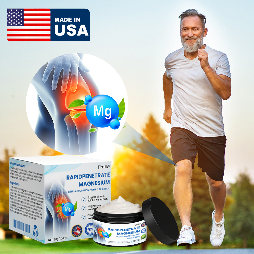 Timilk® RapidPenetrate Magnesium Deep-Absorption Pain Relief Cream