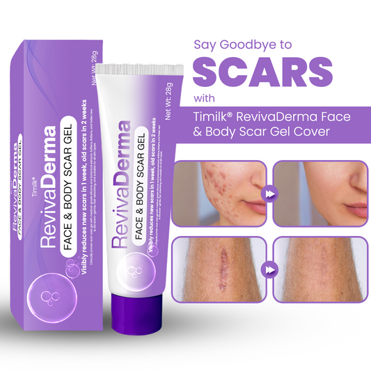 Timilk® RevivaDerma Face & Body Scar Gel