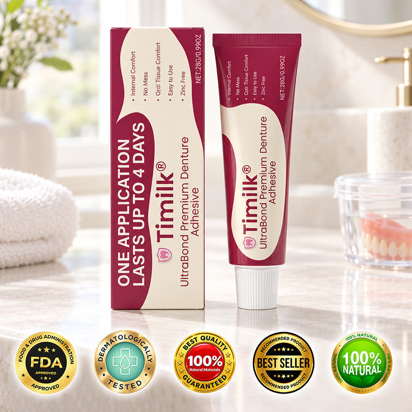 Timilk® UltraBond Premium Denture Adhesive